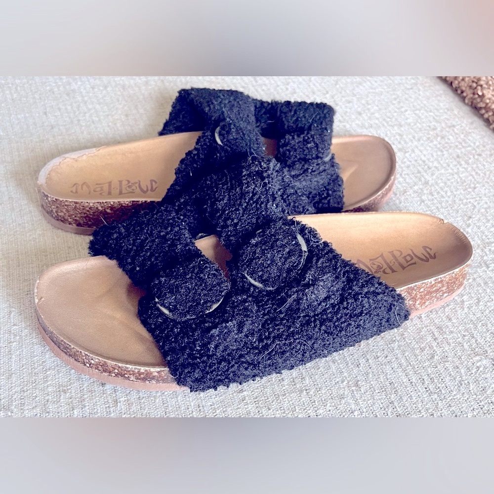 Mad Love Sherpa Slide Sandals